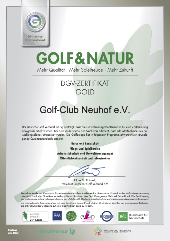 Zertifikat A3 GuN Gold 2023 GC Neuhof2